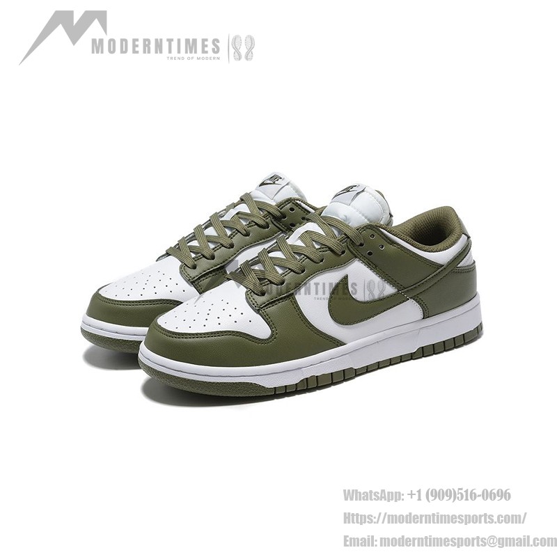 Nike Dunk Low WMNS "Medium Olive" Women’s Olive Green White Sneakers