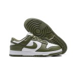 Nike Dunk Low WMNS "Medium Olive" Women’s Olive Green White Sneakers