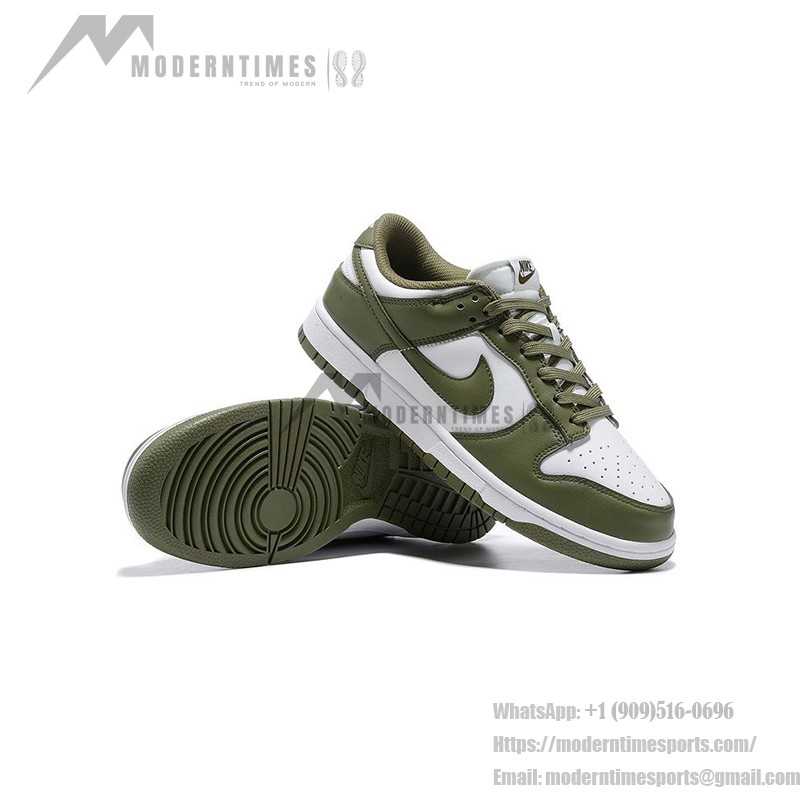 Nike Dunk Low WMNS "Medium Olive" Women’s Olive Green White Sneakers