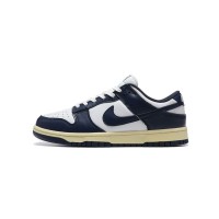 Nike Dunk Low WMNS “Vintage Navy” Women's Retro Deep Blue Sneakers DD1503-115