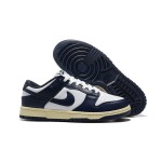 Nike Dunk Low WMNS “Vintage Navy” Women’s Retro Navy Blue Sneakers