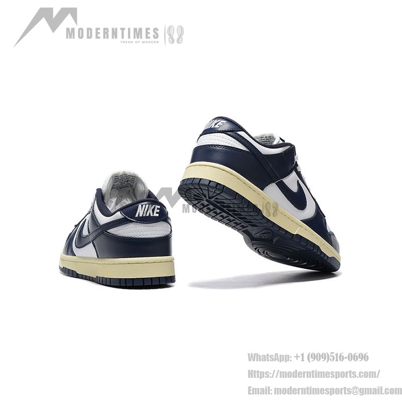 Nike Dunk Low WMNS “Vintage Navy” Women’s Retro Navy Blue Sneakers