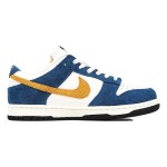 Nike Kasina x Dunk Low '80s Bus' CZ6501-100 - Retro-Bus-inspirierte Kollaborations-Sneaker in Sail, Gold und Blau