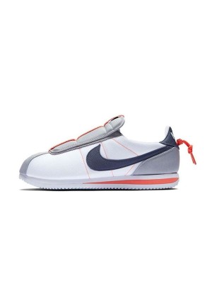 Nike Kendrick Lamar x Cortez Basic Slip House Shoes AV2950-100 - 독특한 슬립온 스니커즈, 대담한 스타일과 일상적인 편안함