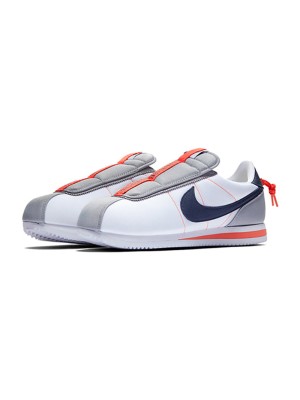 Nike Kendrick Lamar x Cortez Basic Slip House Shoes AV2950-100 - 독특한 슬립온 스니커즈, 대담한 스타일과 일상적인 편안함