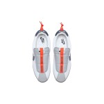 Nike Kendrick Lamar x Cortez Basic Slip House Shoes AV2950-100 - White Slip-On Sneakers with Navy and Orange Details