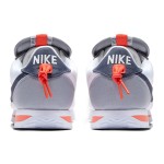 Nike Kendrick Lamar x Cortez Basic Slip House Shoes AV2950-100 - White Slip-On Sneakers with Navy and Orange Details