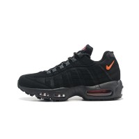 Nike Air Max 95 Black University Red Dark Grey DV5672-001 - Classic Power Meets Comfort