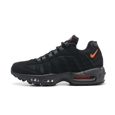 Nike Air Max 95 Black University Red Dark Grey DV5672-001 - Classic Power Meets Comfort