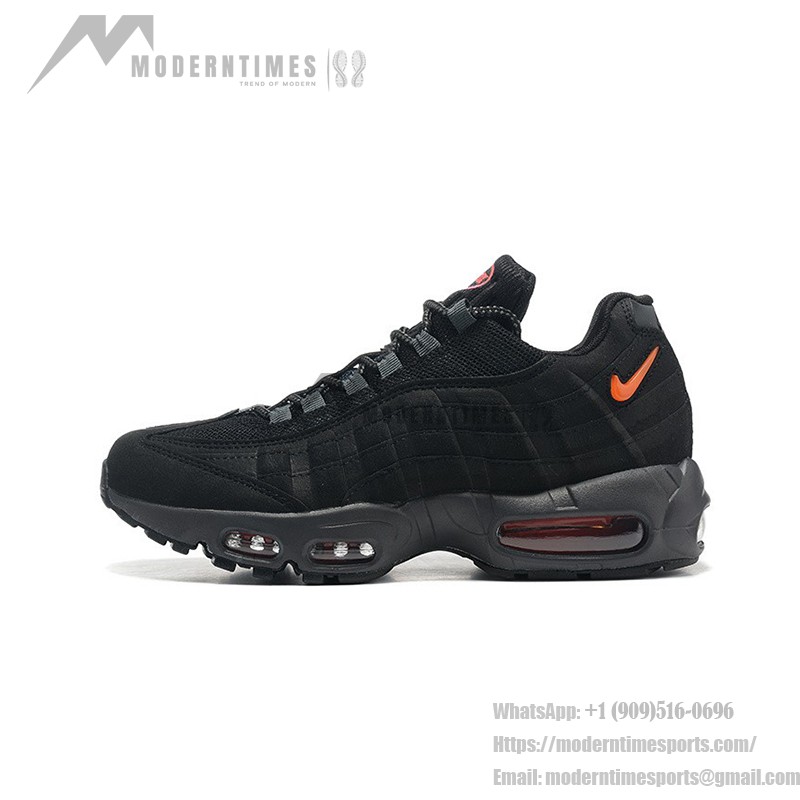 Nike Air Max 95 Black University Red Dark Grey DV5672-001 Sneakers