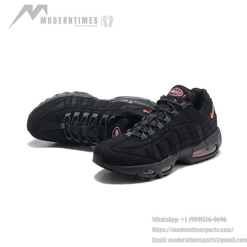 Nike Air Max 95 Black University Red Dark Grey DV5672-001 Sneakers