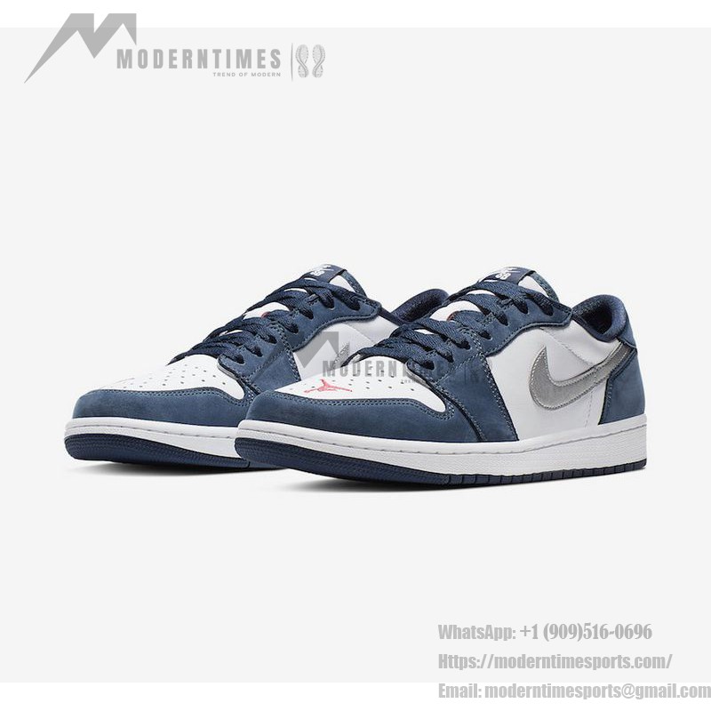 Unique Deep Blue Nike SB x Air Jordan 1 Low CJ7891-400 Sneakers