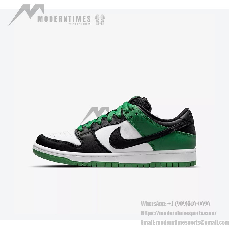 Nike SB Dunk Low Classic Green Skate Schuhe BQ6817-302 - Ikonische grüne Farbgebung