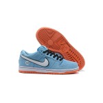 Nike SB Dunk Low "Gulf" Skate Shoes BQ6817-401 - Iconic Gulf Racing Colorway