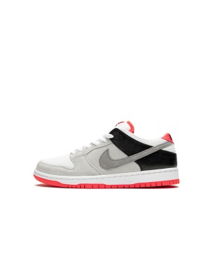 Nike SB Dunk Low "Infrared" CD2563-004 Skate-Schuhe - Retro Grau und Rot Klassiker