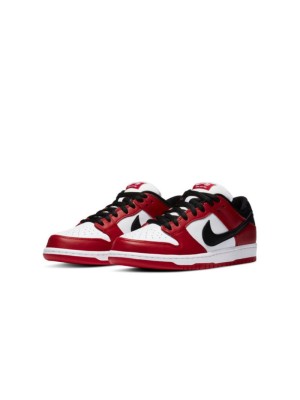 Nike SB Dunk Low 'J-Pack Chicago' BQ6817-600 限定版スケートボードシューズ - シカゴブルズ配色、ストリートウェア必須