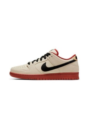 Nike SB Dunk Low 'Muslin' BQ6817-100 – 한정판 스케이트보드 신발 | 프리미엄 가죽 & 스웨이드, Zoom Air 쿠셔닝