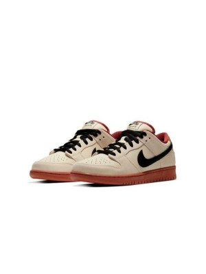 Nike SB Dunk Low 'Muslin' BQ6817-100 – 한정판 스케이트보드 신발 | 프리미엄 가죽 & 스웨이드, Zoom Air 쿠셔닝