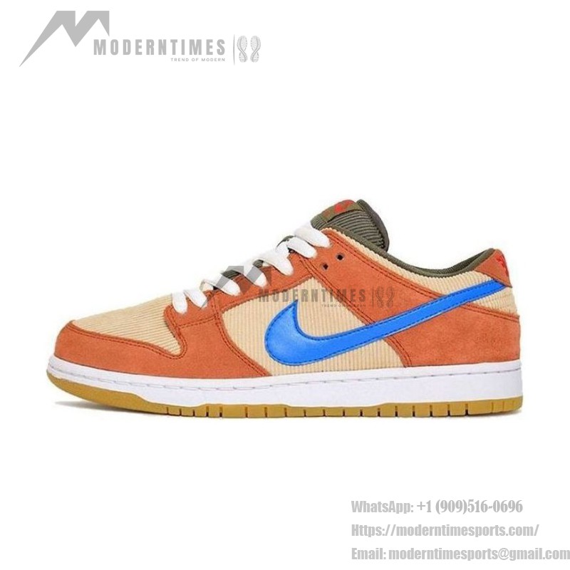 Nike SB Dunk Low Pro 'Corduroy' BQ6817-201 스케이트 신발 – 프리미엄 코듀로이 아우터