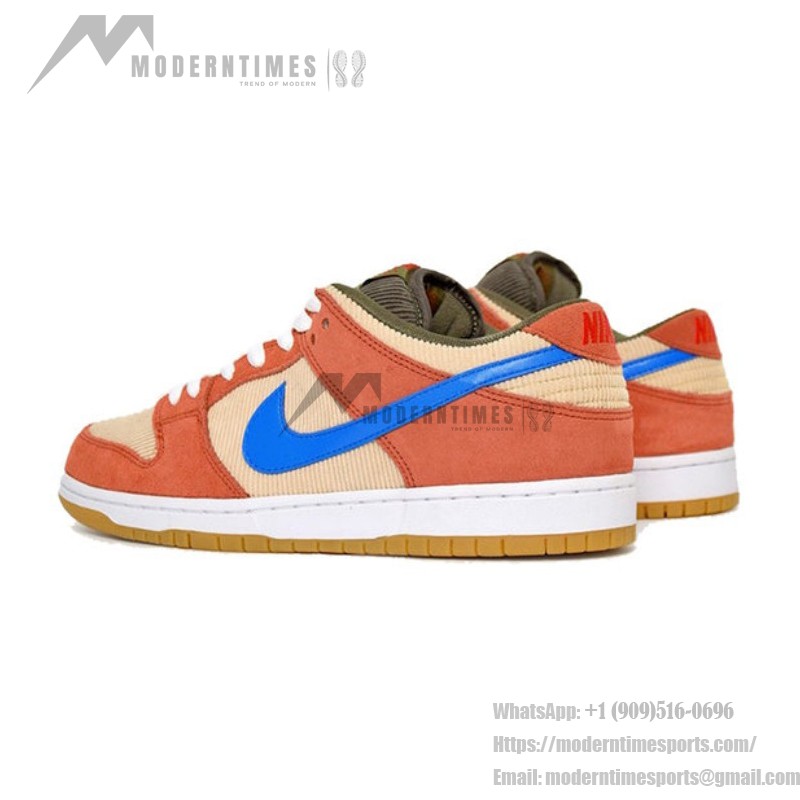 Nike SB Dunk Low Pro 'Corduroy' BQ6817-201 스케이트 신발 – 프리미엄 코듀로이 아우터