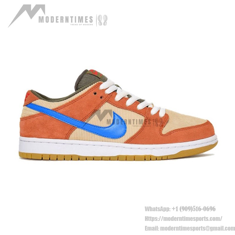 Nike SB Dunk Low Pro 'Corduroy' BQ6817-201 스케이트 신발 – 프리미엄 코듀로이 아우터