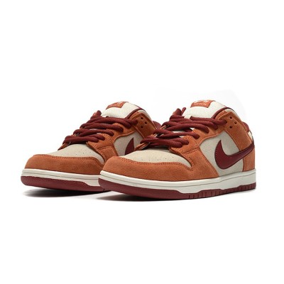 Nike SB Dunk Low Pro Dark Russet Cedar BQ6817-202 | Stylish Skate Shoes for Men | Comfortable & Durable Low-Top Sneakers for Skateboarding & Everyday Wear