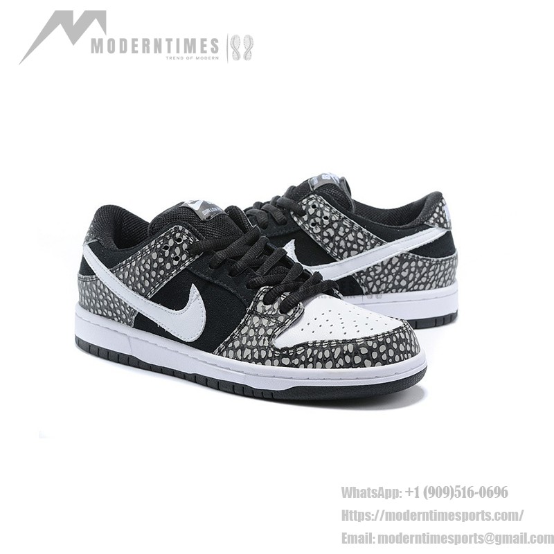 Nike SB Dunk Low Pro ISO Black White CD2563-003 | 프리미엄 스케이트 슈즈 남성용