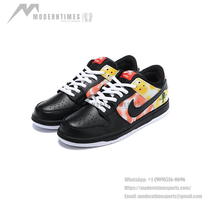 Nike SB Dunk Low “Raygun Tie-Dye” Skate Shoes BQ6832-001 - Bold Tie-Dye Design with Durable Comfort for Skateboarding