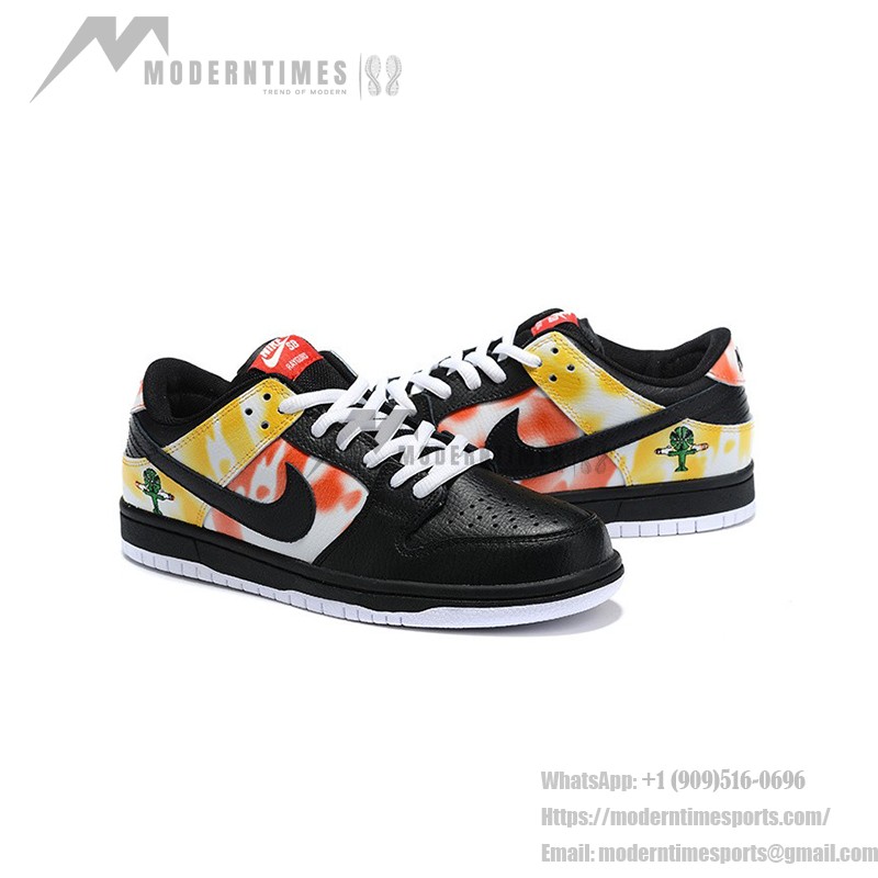 Nike SB Dunk Low “Raygun Tie-Dye” Skate Shoes BQ6832-001 - Bold Tie-Dye Design with Durable Comfort for Skateboarding