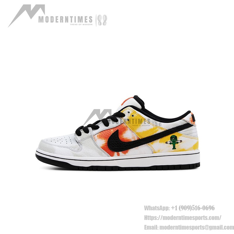 Nike SB Dunk Low “Raygun Tie-Dye” Skate Shoes BQ6832-101 - Vibrant Tie-Dye Design with Durable Comfort for Skating