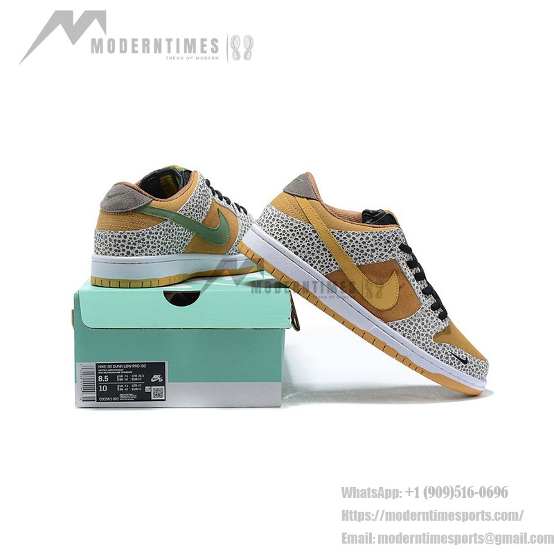 Nike SB Dunk Low “Safari” Skate Shoes CD2563-002 - Bold Safari Print and Premium Comfort for Performance