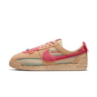 Nike Union LA x Cortez SP Sesame DR1413-200 - Unique Earth-Toned Sneakers with Sustainable Materials and Vibrant Pink Accents