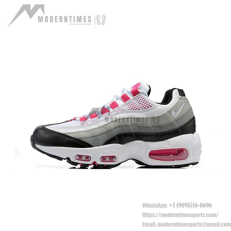 Nike W Air Max 95 DJ5418-001 Anthracite, White, and Pink Sneakers