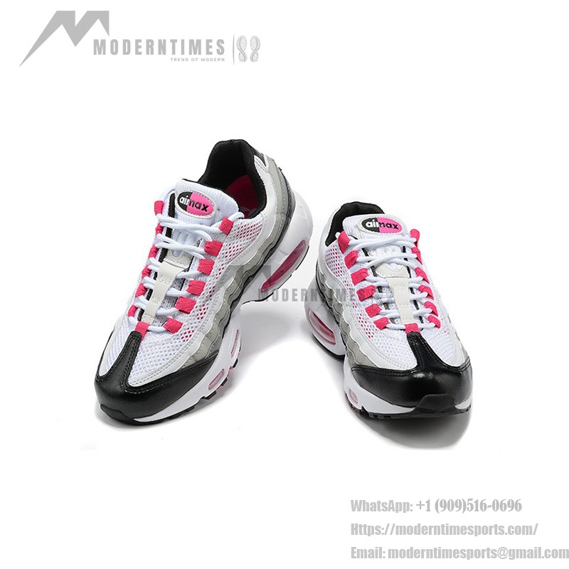 Nike W Air Max 95 DJ5418-001 Anthracite, White, and Pink Sneakers