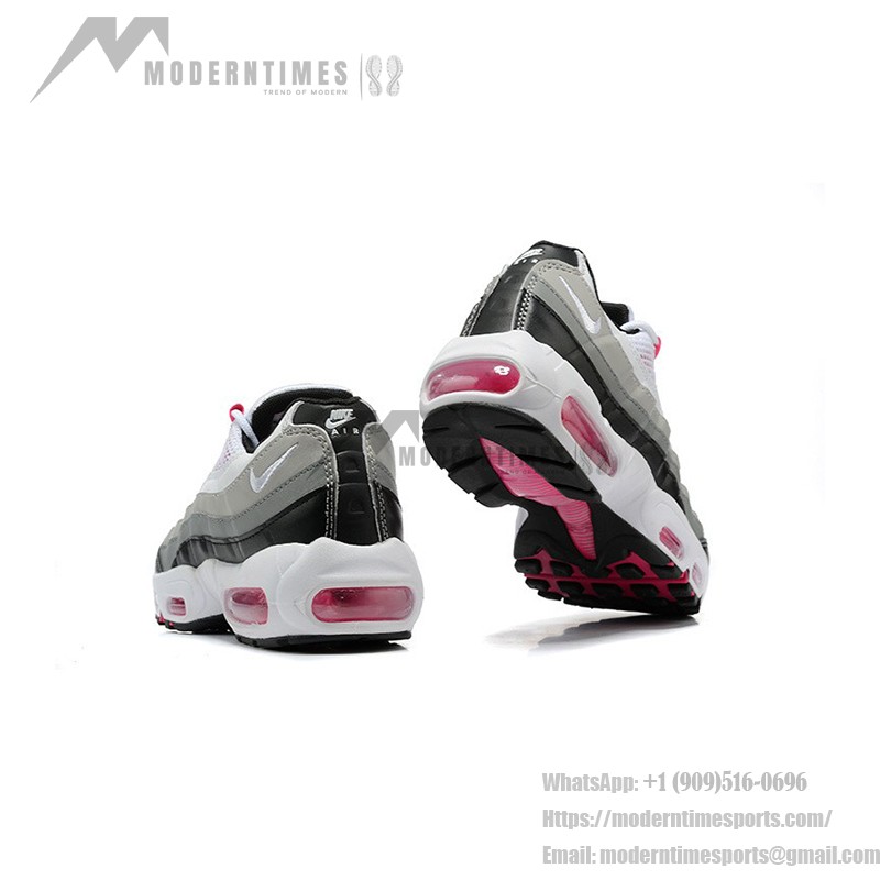 Nike W Air Max 95 DJ5418-001 Anthracite, White, and Pink Sneakers