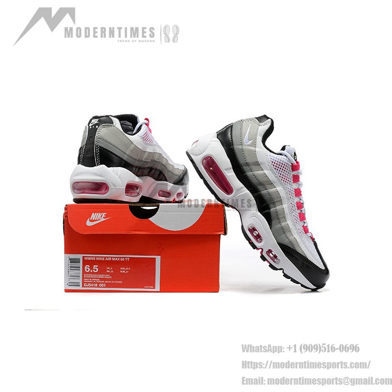 Nike W Air Max 95 DJ5418-001 Anthracite, White, and Pink Sneakers