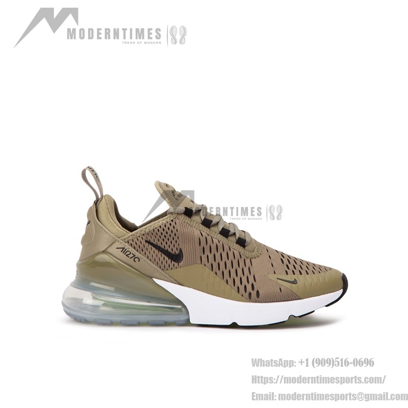 Nike WMNS Air Max 270 Olive Schwarz Sneaker mit Air Max Dämpfung