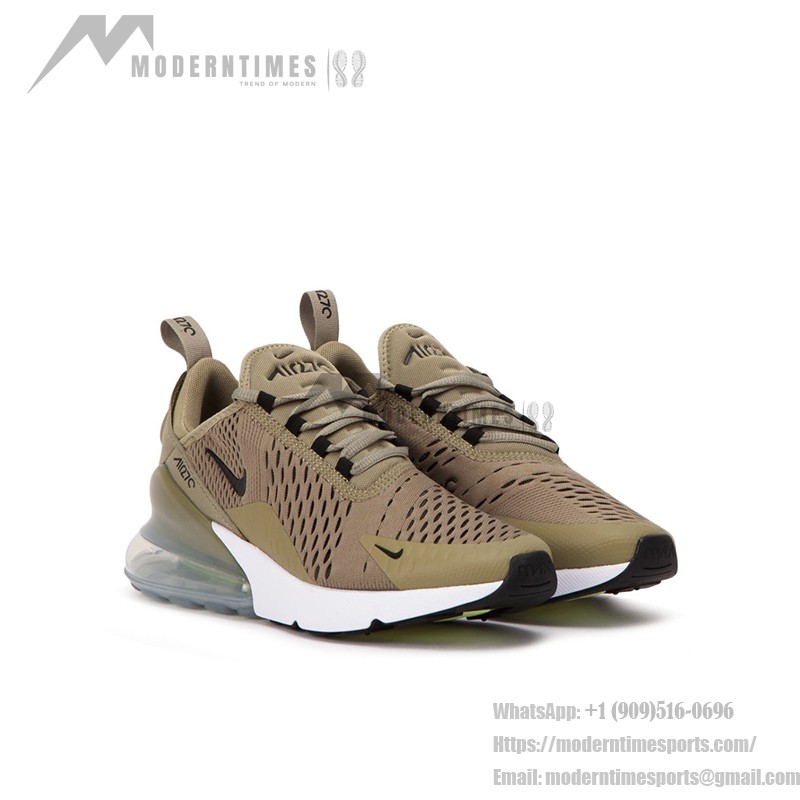 Nike WMNS Air Max 270 Olive Schwarz Sneaker mit Air Max Dämpfung