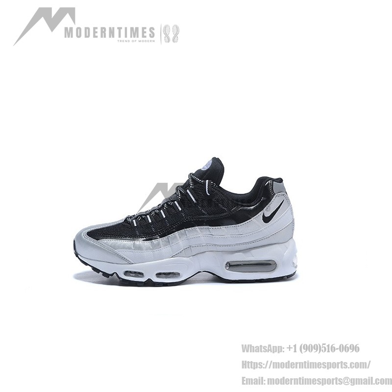 Nike Air Max 95 QS 814914-001 in Metallic Platinum and Black