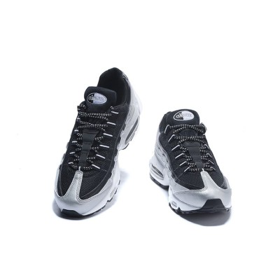 Nike Air Max 95 QS 814914-001 - Metallic Platinum and Black, Comfort Meets Style