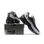 Nike Air Max 95 Essential 749766-005 Schwarz und Wolf Grau Sneakers Seitenansicht