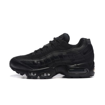 All-Black Trend: Nike Air Max 95 Triple Black 807443-001 Classic Sneakers - Perfect Fusion of Style and Comfort