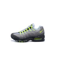 Nike Air Max 95 Essential 554970-071 - Gray and Neon Green, Where Comfort Meets Style