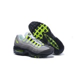 Nike Air Max 95 Essential 554970-071 in Gray and Neon Green