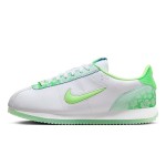 Nike x Doernbecher Cortez White Green FZ3020-919 with floral detailing and vibrant green accents