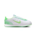 Nike x Doernbecher Cortez White Green FZ3020-919 with floral detailing and vibrant green accents