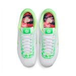 Nike x Doernbecher Cortez White Green FZ3020-919 with floral detailing and vibrant green accents