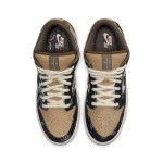 Nike x Travis Scott Dunk Low Premium QS 'Cactus Jack' CT5053-001 - Cowboy-Inspired Sneakers in Black, Brown, and Blue