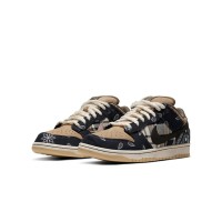 Nike x Travis Scott Dunk Low Premium QS 'Cactus Jack' CT5053-001 - Western Cowboy-Inspired Limited Edition Collaboration Sneakers