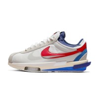 Nike x sacai Zoom Cortez SP OG DQ0581-100 - Modern Red, White, and Blue Sneakers with Zoom Cushioning for Elevated Comfort